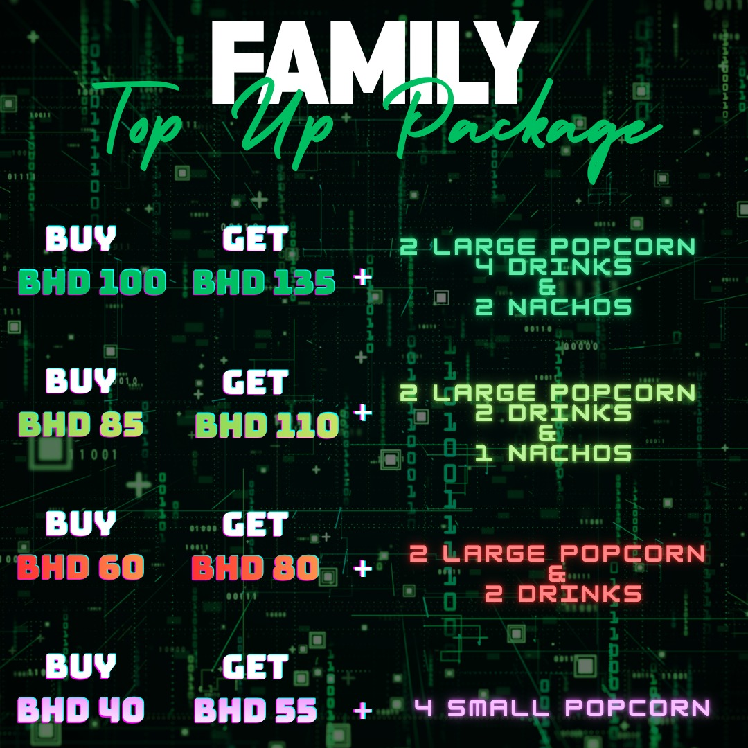Family Top Up – BHD 60